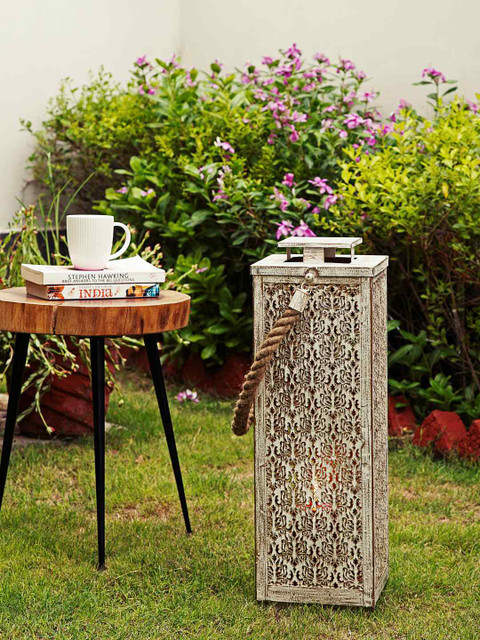 

Amoliconcepts Brown Contemporary Table Lantern