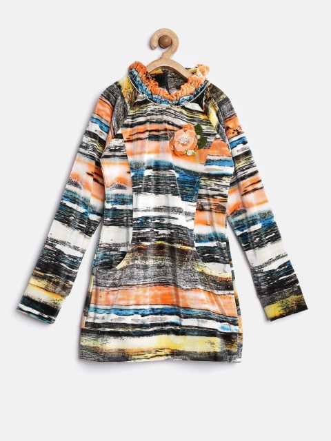 

Tiny Girl Multicoloured Printed Top, Multi