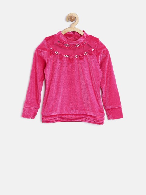 

Tiny Girl Pink Sequinned Top