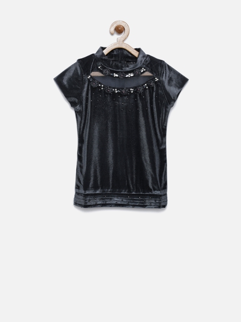 

Tiny Girl Grey Embellished Top