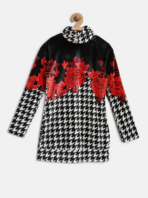 

Tiny Girl Black & Red Printed Top
