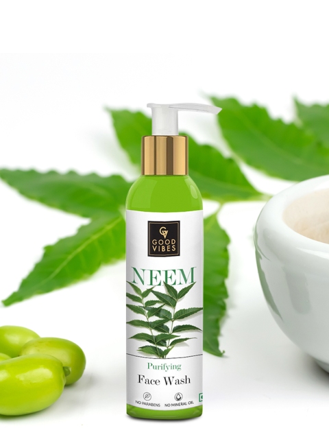 

Good Vibes Neem Purifying Face Wash - 120 ml, Transparent