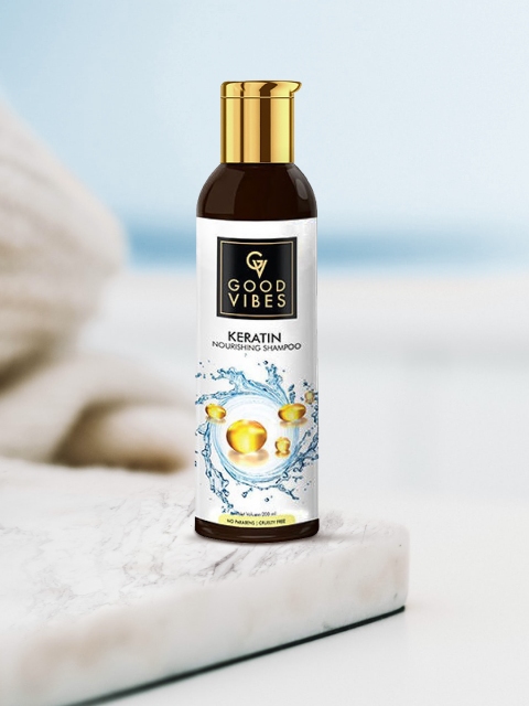 

Good Vibes Keratin Nourishing Shampoo - 200 ml, Transparent