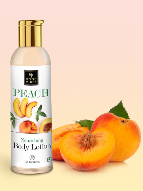 

Good Vibes Peach Nourishing Body Lotion 200 ml, Transparent