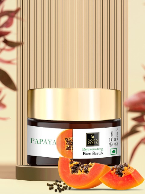 

Good Vibes Papaya Rejuvenating Scrub 100 g, Transparent