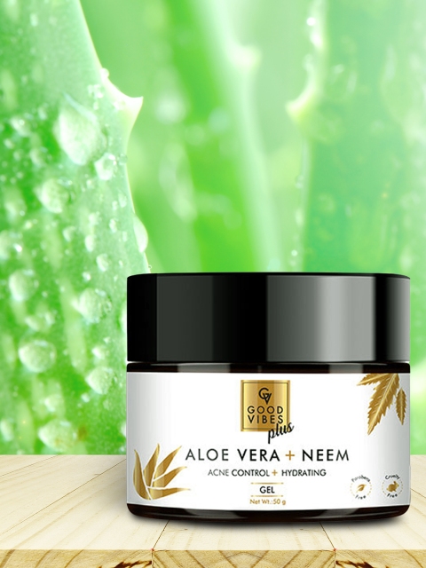 

Good Vibes Plus Aloe Vera & Lemon Softening Radiance Gel - 50 gm, Transparent