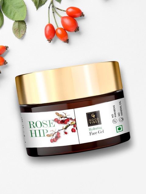 

Good Vibes Rosehip Hydrating Face Gel - 50 g, Transparent