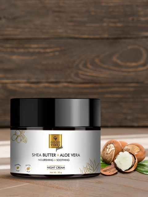 

Good Vibes Plus Shea Butter & Aloe Vera Nourishing Night Cream 50 g, Na
