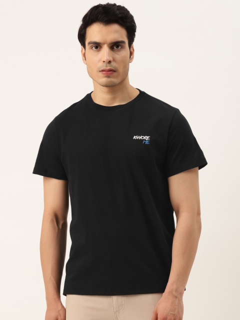 

Koton Men Black Solid T-shirt