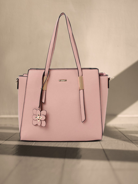 

Ginger by Lifestyle Pink Structured Shoulder Bag
