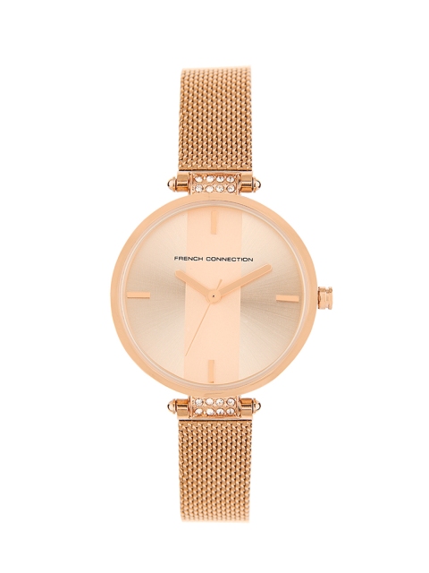 

French Connection Women Rose Gold-Plated Analogue Watch FCN0004B