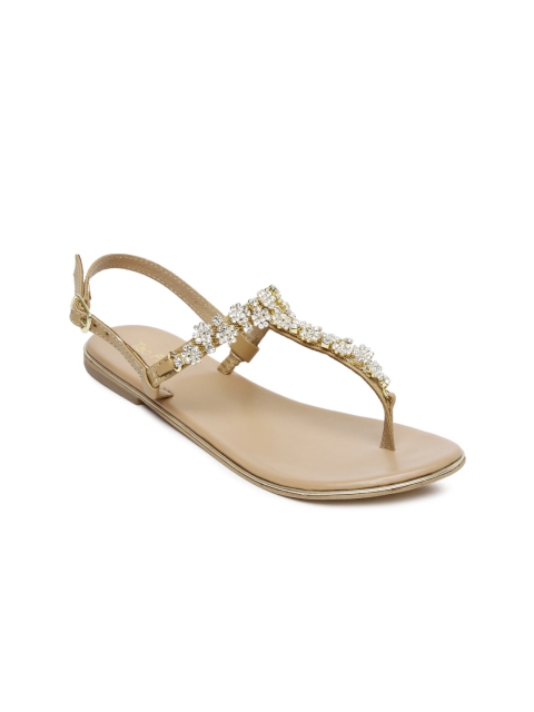 

Tao Paris Women Beige Embellished Flats