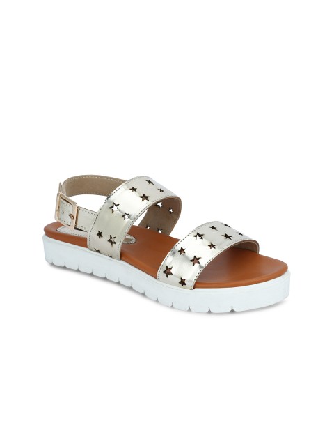 

Get Glamr Women Gold-Toned Flats