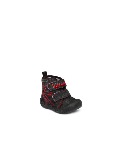 

Kittens Boys Black High-Top Sneakers