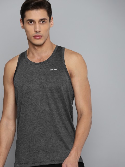 

HRX By Hrithik Roshan Training Men Anthracite Rapid-Dry Solid Training Tshirt, Charcoal