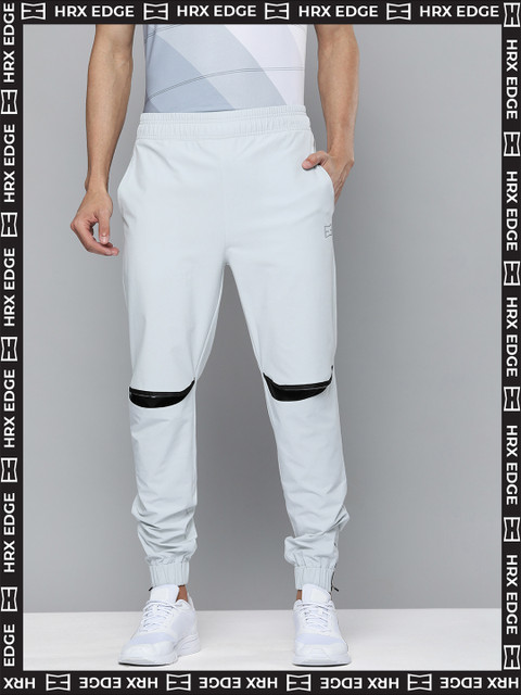 

HRX By Hrithik Roshan EDGE Lifestyle Men Dawn Blue Bio-Wash Cut & Sew Track Pants