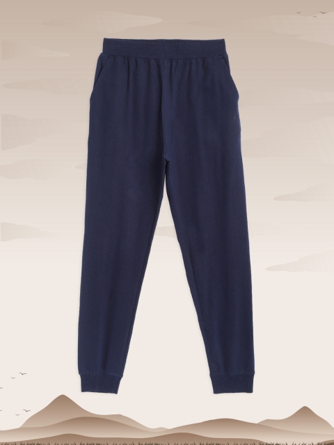 

HRX by Hrithik Roshan U-17 Lifestyle Boys Medival Blue Bio-Wash Track pants, Navy blue