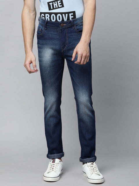 

HERE&NOW Men Blue Skinny Fit Heavy Fade Stretchable Jeans