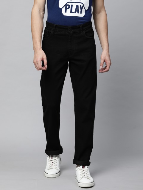 

HERE&NOW Men Black Slim Fit Jeans