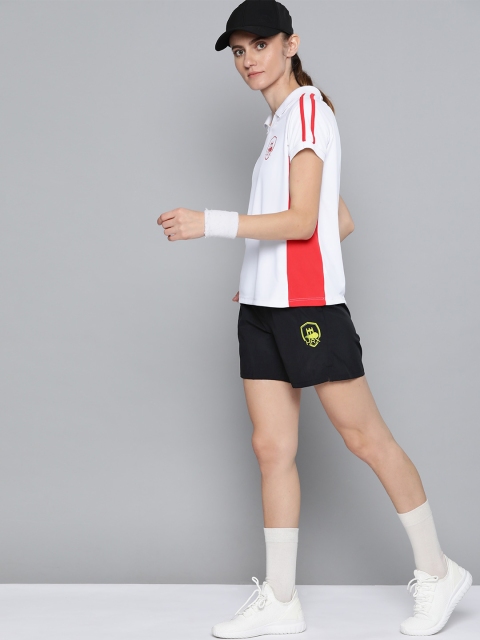 

HRX By Hrithik Roshan Cricket Women Jet Black Rapid-Dry Solid Shorts