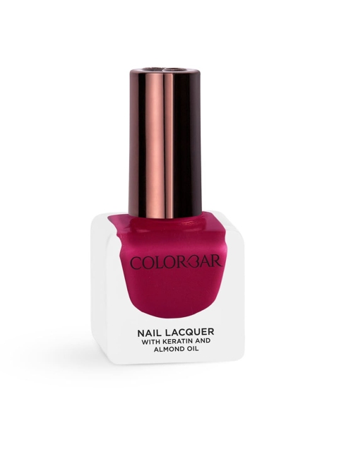

Colorbar Luxe Nail Lacquer with Keratin & Almond Oil - Polka Pink 246, Magenta