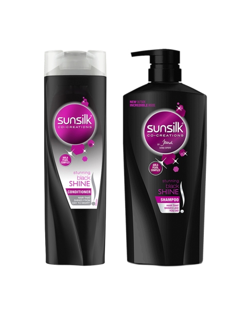 

Sunsilk Unisex Set of Black Shine Shampoo & Conditioner