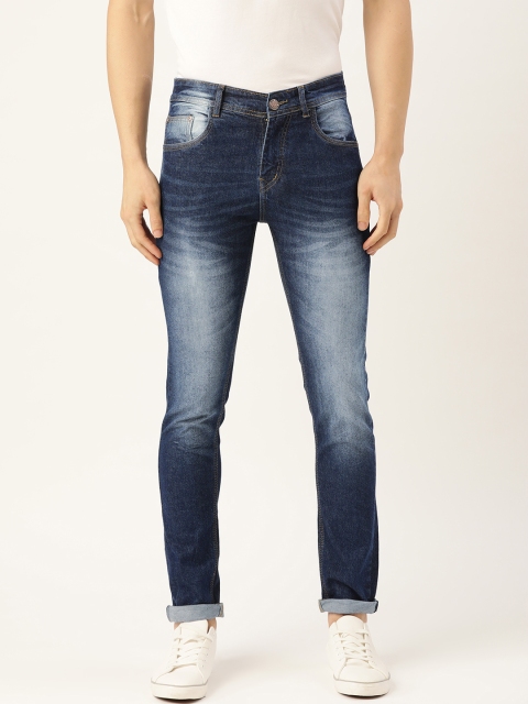 

PARIS HAMILTON Men Navy Blue Skinny Fit Light Fade Stretchable Jeans