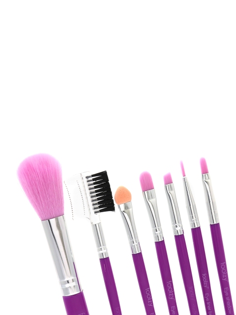 

Foolzy Set of 7 Makeup Brushes, Purple