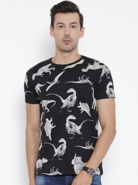 

Status Quo Men Black Printed T-shirt