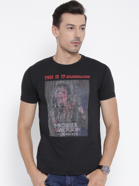 

Status Quo Men Black Printed T-shirt