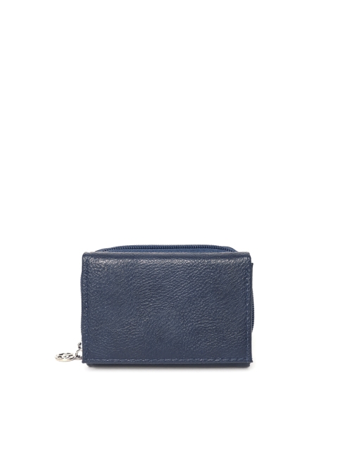 

Lino Perros Women Blue Textured Wallet