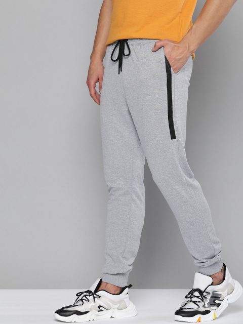 

Harvard Men Grey Melange Solid Joggers