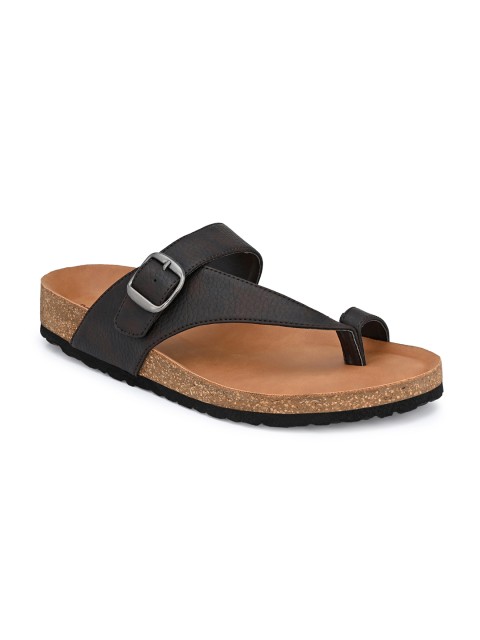 

Rodolfo Darrell Men Black & Brown Comfort Sandals