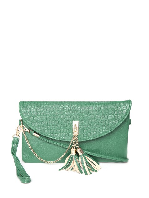 

Lino Perros Green Tasselled Sling Bag