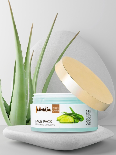 

Fabindia Green Aloevera Cucumber Gel Face Pack 100 g