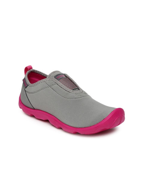 

Crocs Women Grey Slip-On Sneakers