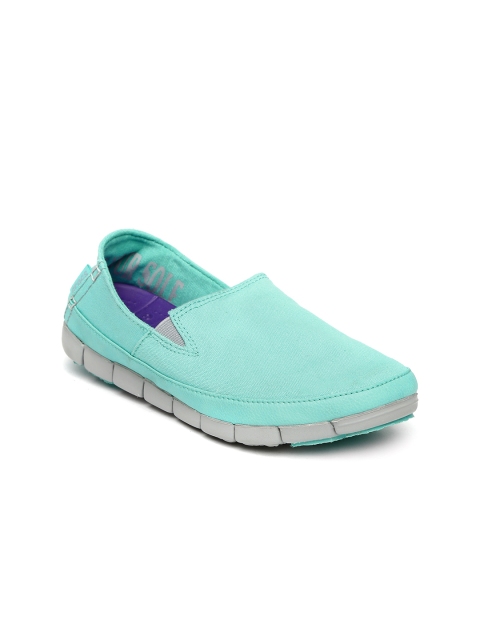 

Crocs Women Blue Slip-On Sneakers