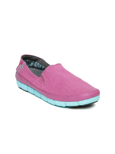 

Crocs Women Pink Slip-On Sneakers
