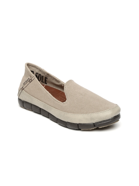 

Crocs Women Brown Slip-On Sneakers