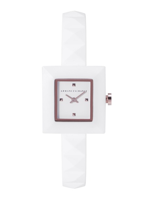

Armani Exchange Women White Analogue Watch AX4401