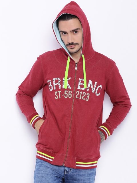 

Breakbounce Maroon Hooded Sweatshirt