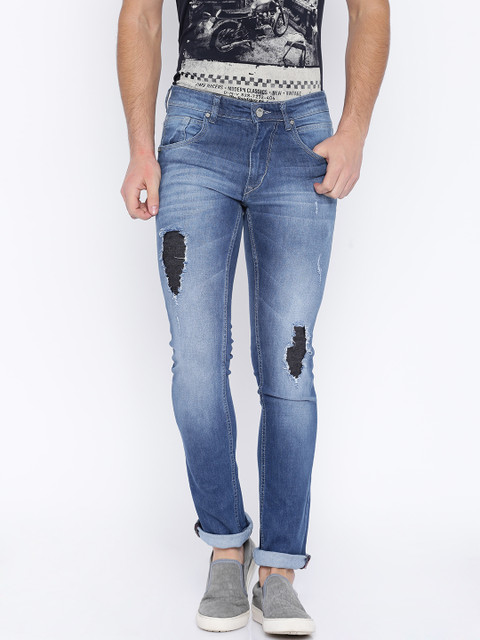 

Roadster Men Blue Skinny Fit Stretchable Jeans