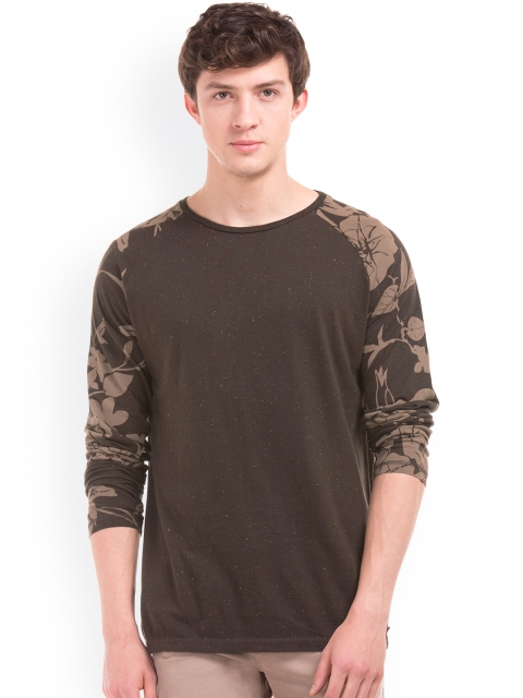 

Breakbounce Brown Printed T-shirt