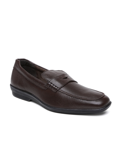 

Arrow Men Brown Thomas Square-Toed Genuine Leather Semiformal Slip-Ons