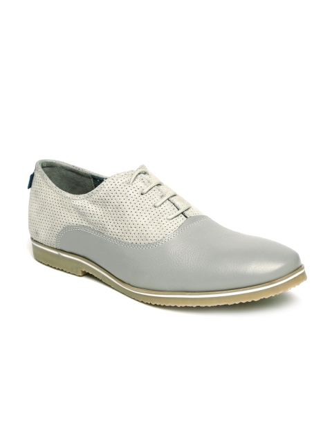 

Arrow Men Grey Martin Leather Oxfords