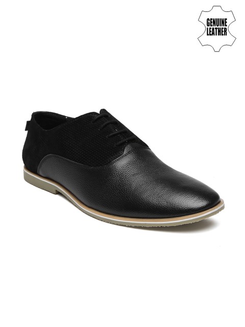 

Arrow Men Black Solid Regular Oxford Shoes