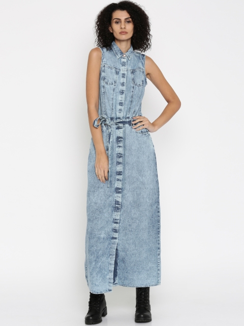 

Tokyo Talkies Women Blue Maxi Dress