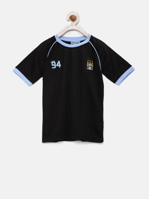 

Manchester City FC Boys Black Polyester T-shirt