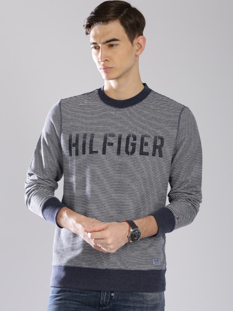 

Tommy Hilfiger Navy Printed Sweatshirt, Navy blue