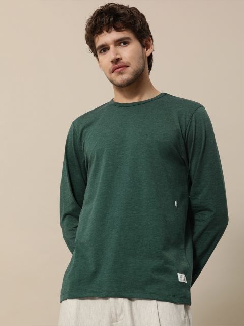

Mr Bowerbird Men Green Tailored Fit T-shirt